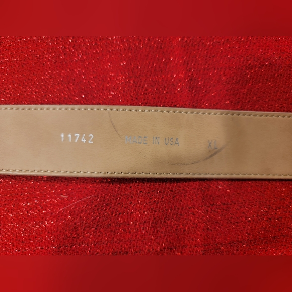 Vintage Little Children Holding Hands Design Belt, Made in the USA, SZ XL - Picture 5 of 9